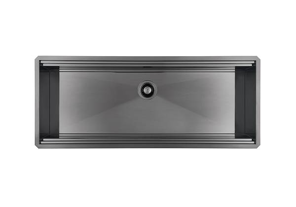 Spülbecken Happy Hour Gun Metal, Edelstahlspülen
