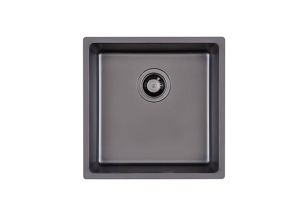 SMOKEY 400 GUN METAL, Edelstahlspülen