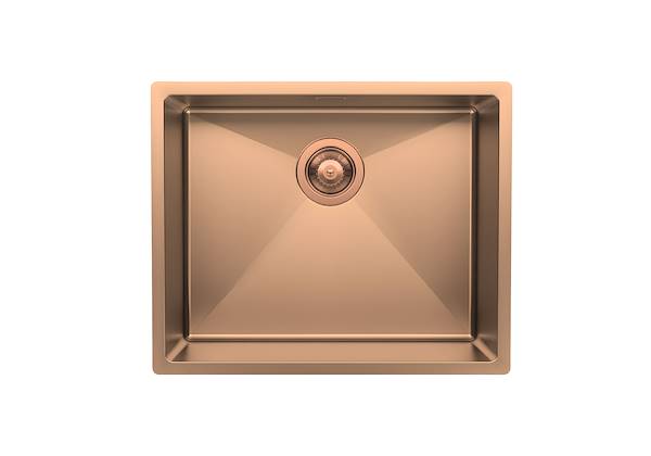 Spülbecken Quadra R12 Brandy Fumè, Edelstahlspülen