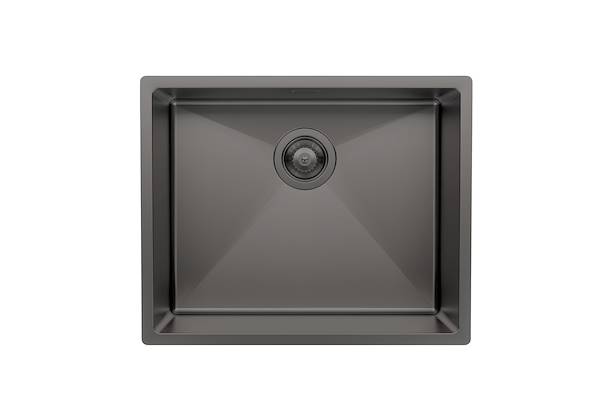 Spülbecken Quadra R12 Gun Metal Fumè, Edelstahlspülen