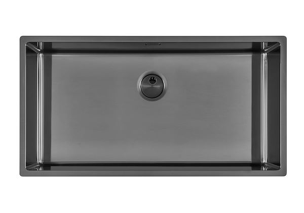 Becken Skin 800 Gun Metal, Edelstahlspülen