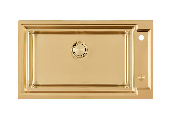 OUTLINE GOLD, Edelstahlspülen