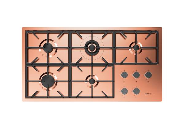 Kochfeld Foster Milano PVD Copper, Gaskochfelder