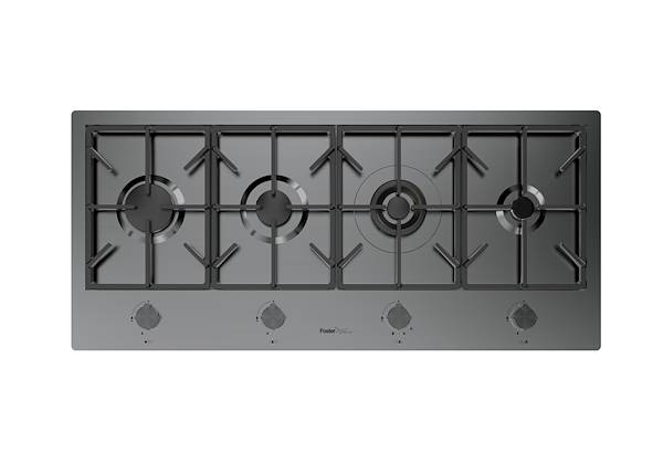 Kochfeld Foster Milano PVD Gun metal, Gaskochfelder
