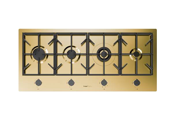 Kochfeld Foster Milano PVD Gold, Gaskochfelder