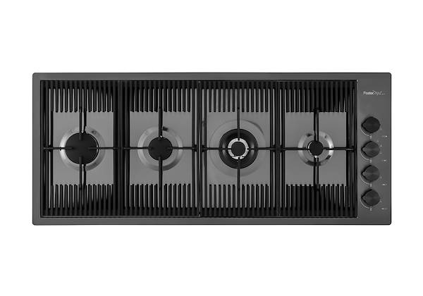 Kochfeld Milanello Gun Metal, Gaskochfelder