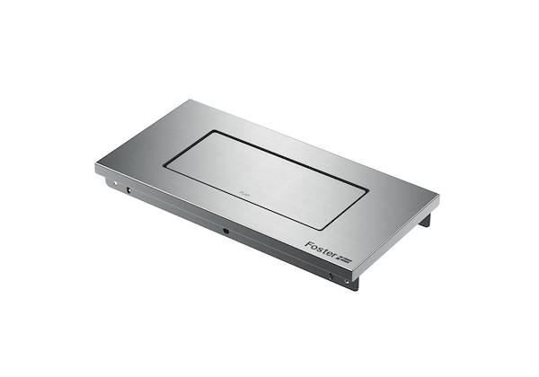 Steckdosenleiste aus Edelstahl, Zubehörteile für Zubehörkanäle