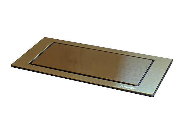 Reverse - PVD Gold, Einbau-Steckdosenhalter