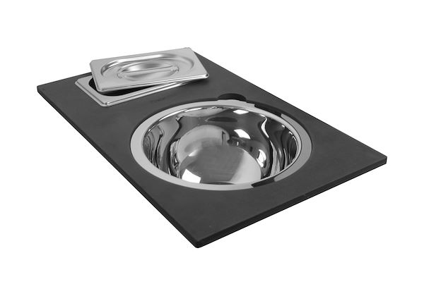 Satz Mehrfachbecken, Zubehör und Ergänzungen