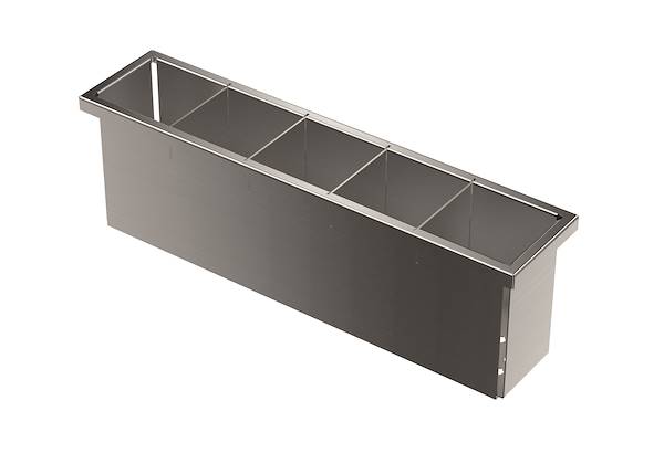 Perforierte Edelstahlwanne, Zubehörteile für Zubehörkanäle