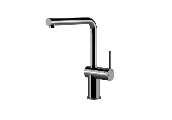 Mischbatterie Iota satinato Gun Metal, Mischbatterien