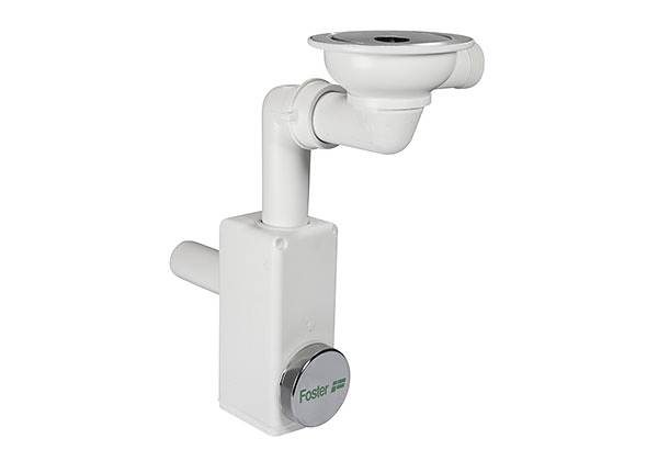 Inspizierbarer 1-Wege-Siphon LIRA* mit Spülmaschinenanschluss, Zubehör und Ergänzungen