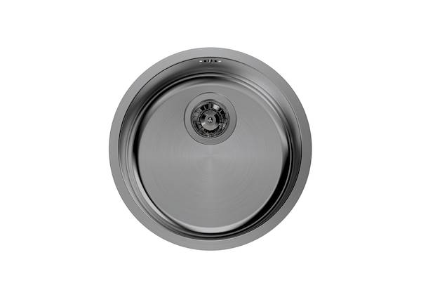 Spülbecken Rund Gun Metal, Edelstahlspülen