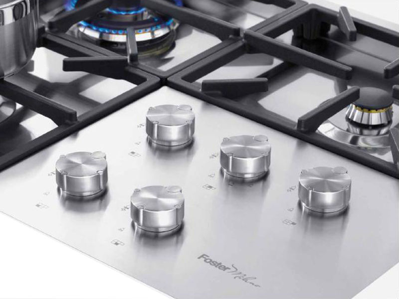 Kochfelder Foster Milano, Aufsatzgerät und rostfreier Stahl