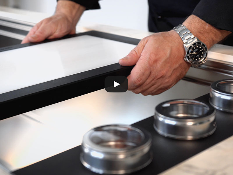 Arbeitsplatz HappyHour, die multifunktionale Spüle mit viel Zubehör