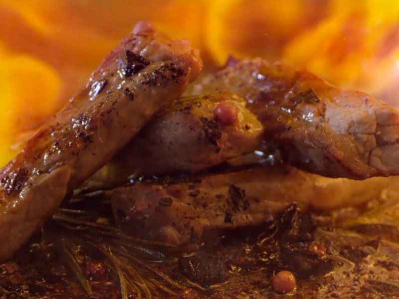 Think outside the box - diabolico flambé, Foster