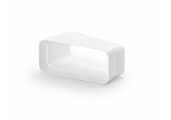 Winkelverbinder 15° horizontal, rechteckiger Querschnitt, Zubehör und Ergänzungen