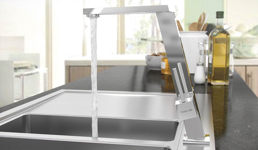 Mischbatterien, Designerküche aus Edelstahl, mit ausziehbarer Handbrause, auch in schwarzer, goldener und kupferfarbener Ausführung