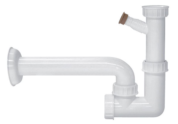 1-Wege-Siphon mit Spülmaschinenanschluss, Zubehör und Ergänzungen