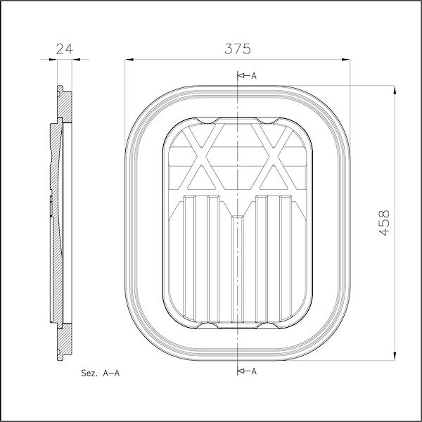 Schneidebrett Twin aus Iroko-Holz