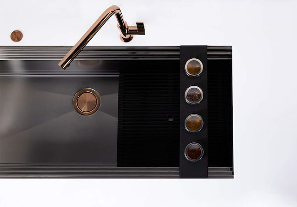 Spülbecken Happy Hour Gun Metal