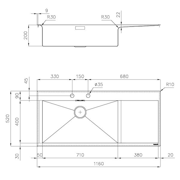 Spülbecken New Wave