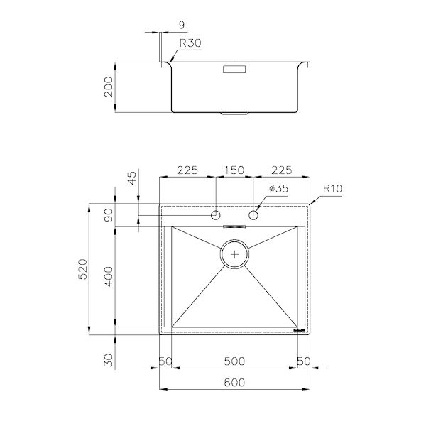 Spülbecken New Wave