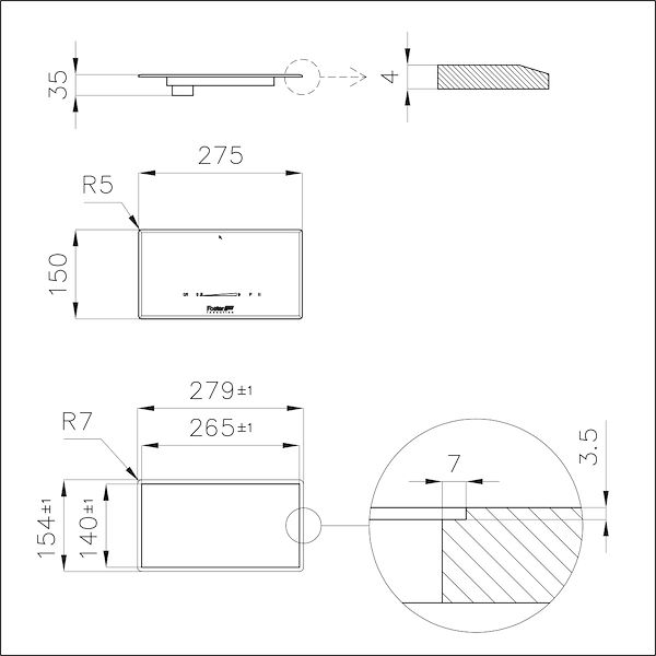 Kochfeld Touch Control Modular Quadra