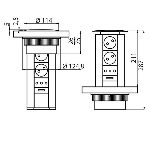 Totem4 aus Edelstahl