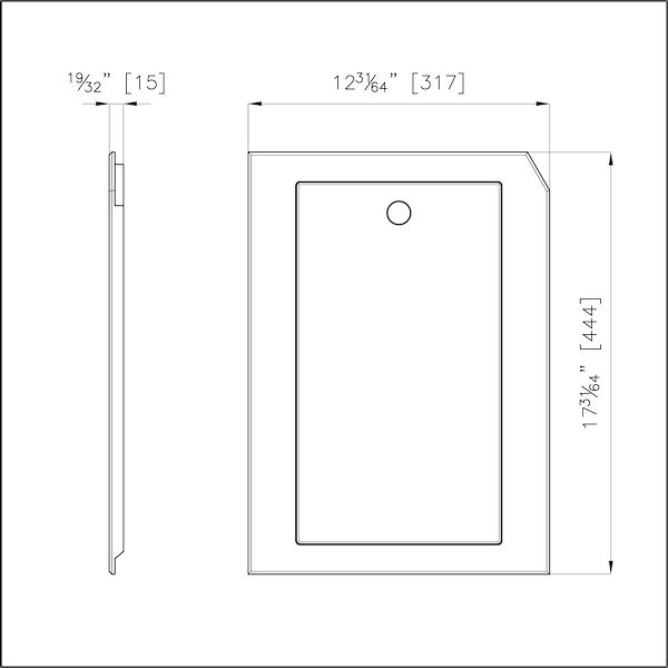 Schneidebrett Twin aus HPDE