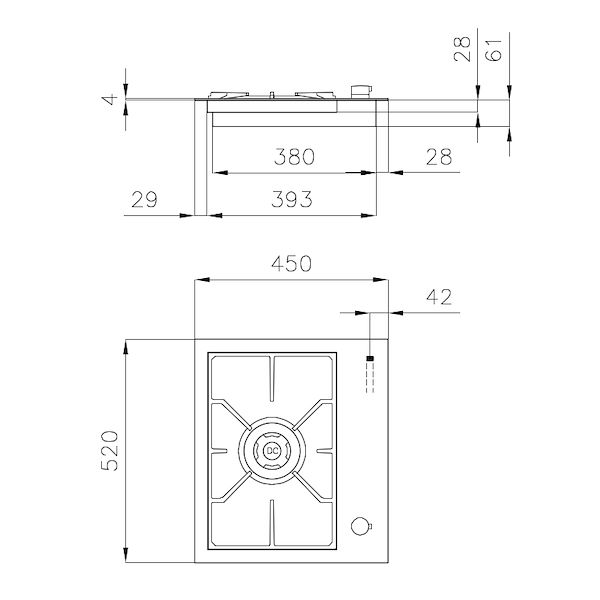 Kochfeld S4000 Domino