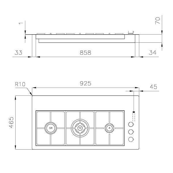 Kochfeld S4000 Line XL