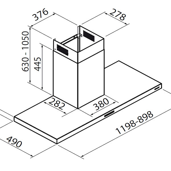 Dunstabzugshaube S4001 Wall