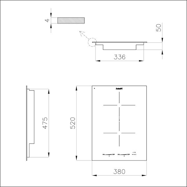 Kochfeld S4000 Domino Induction