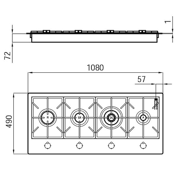 Kochfeld Foster Milano