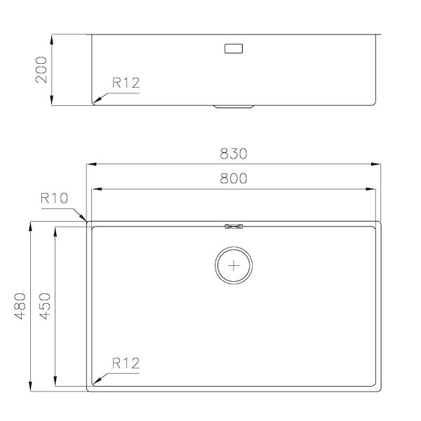 Spülbecken Serie 45