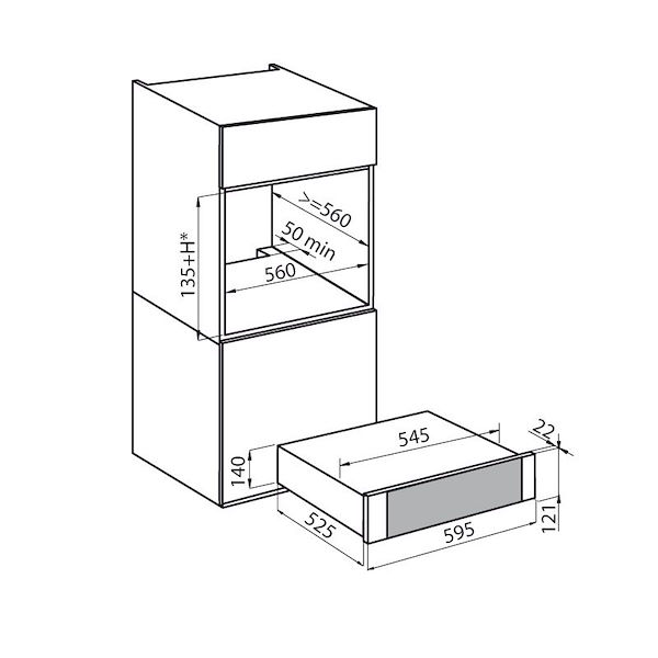 Wärmeschublade S4001