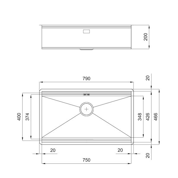 Spülbecken Milanello Workstation