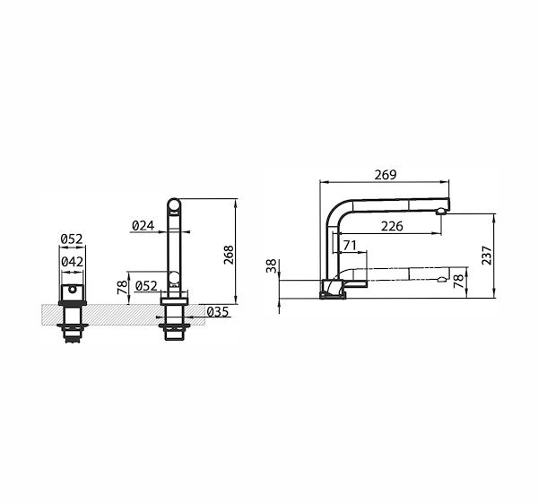 Mischbatterie Arsenio