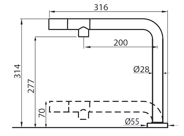 Mischbatterie Phantom