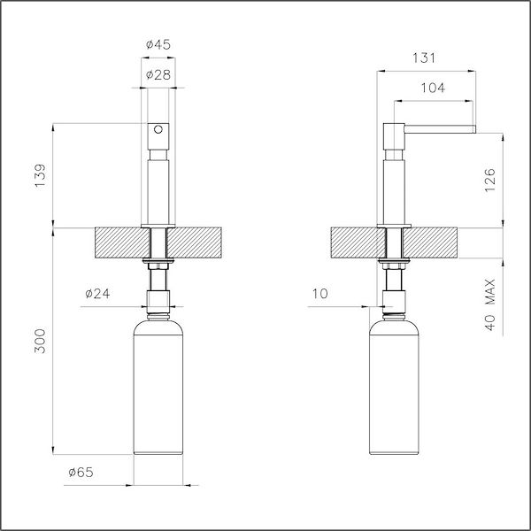 Spender Evo Gun Metal