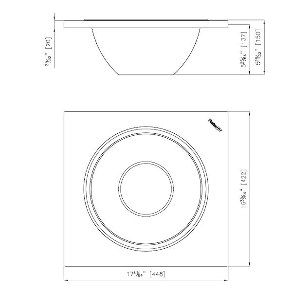 Satz Schüssel Ø30 cm mit Halterung aus Bambus