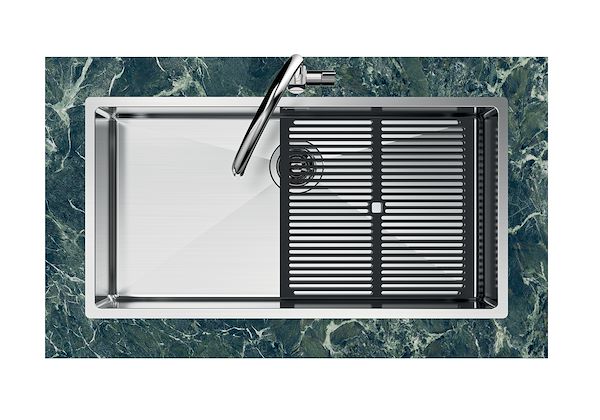 Spülbecken Quadra R12 Brandy Fumè