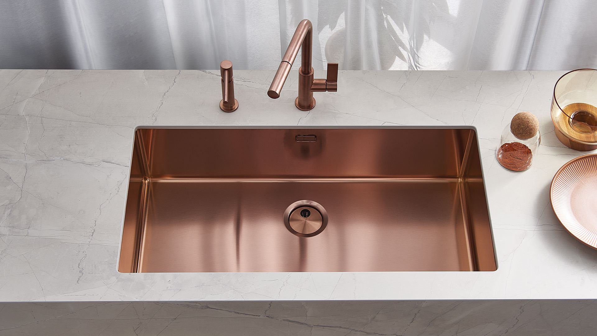 Skin-Konzept, die Verschmelzung von Elementen