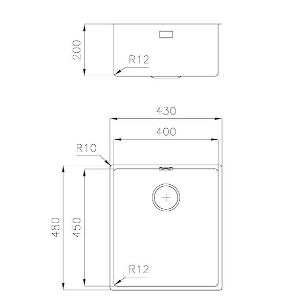Spülbecken Serie 45