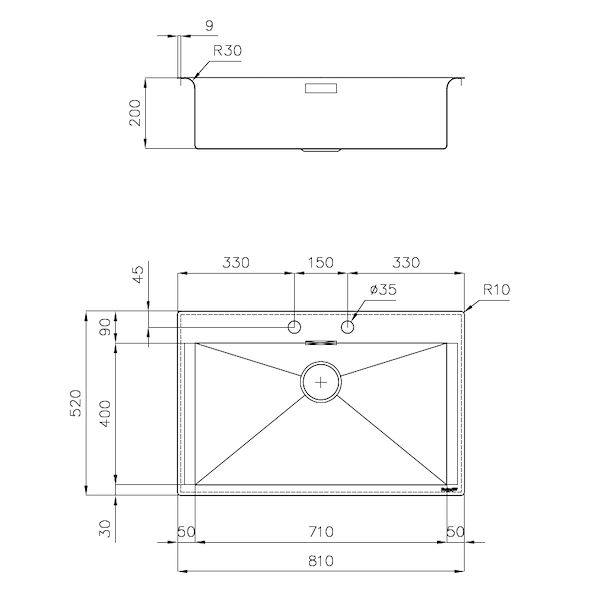 Spülbecken New Wave