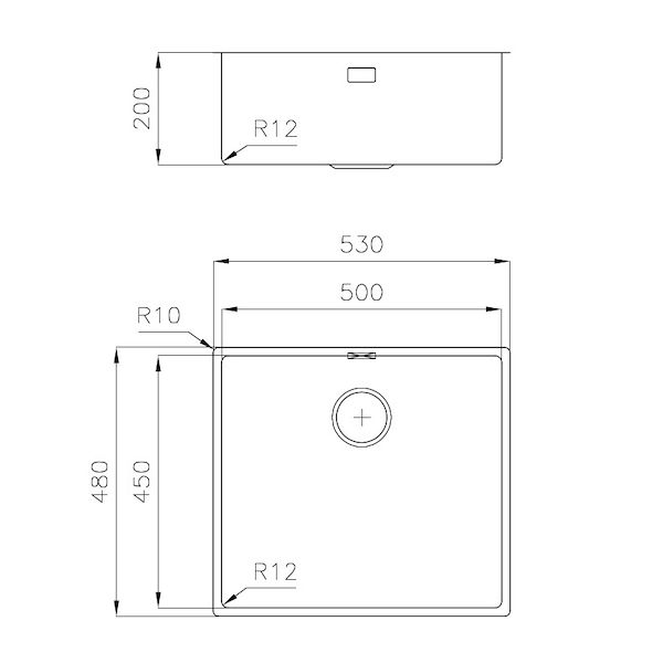 Spülbecken Serie 45