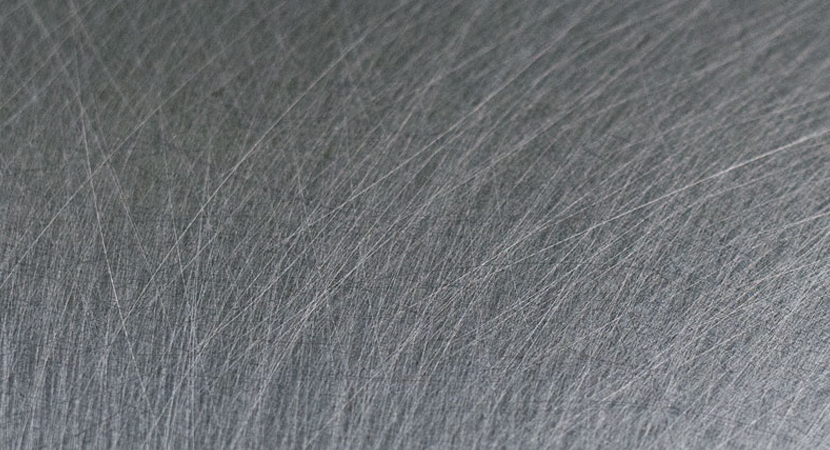 Die Texturen des Stahls