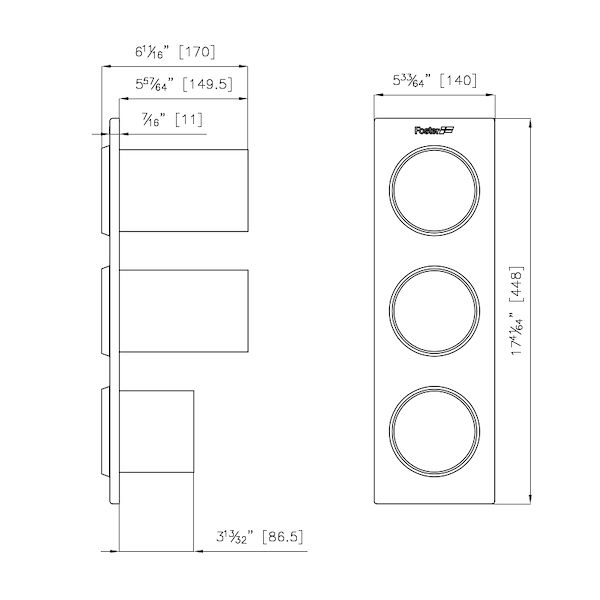 Set von 3 Flaschenhaltern