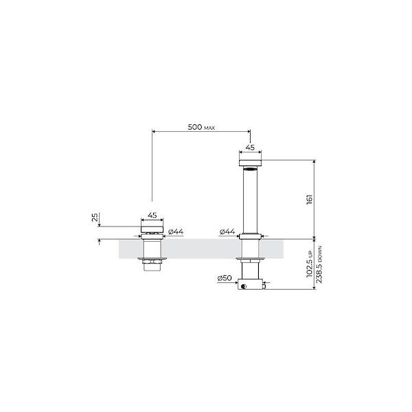 OP GUN METAL satiniert